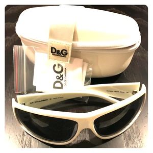 Dolce and Gabanna White Sunglasses
